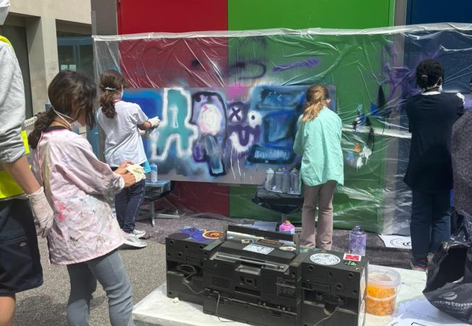 Atelier Graffiti – Accueil RS (5P, 6P, 7P) – Pâquis Centre