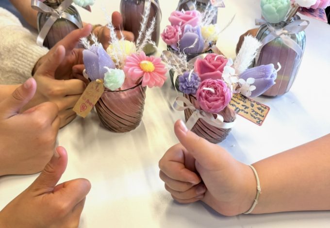 Atelier fête des mères aux Charmilles 